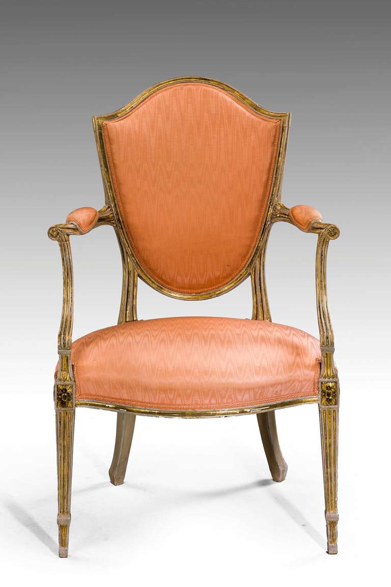 Set of Four George III Period Armchairs In Good Condition In Peterborough, Northamptonshire