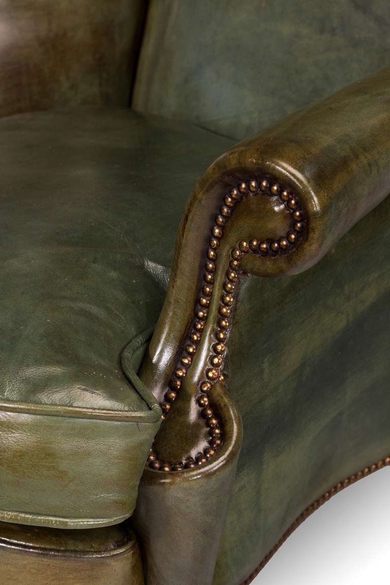 Britannique Chaise à oreilles de style George III