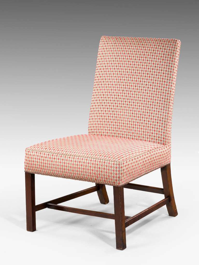 Mahogany frame chair of Chippendale design.

RR.