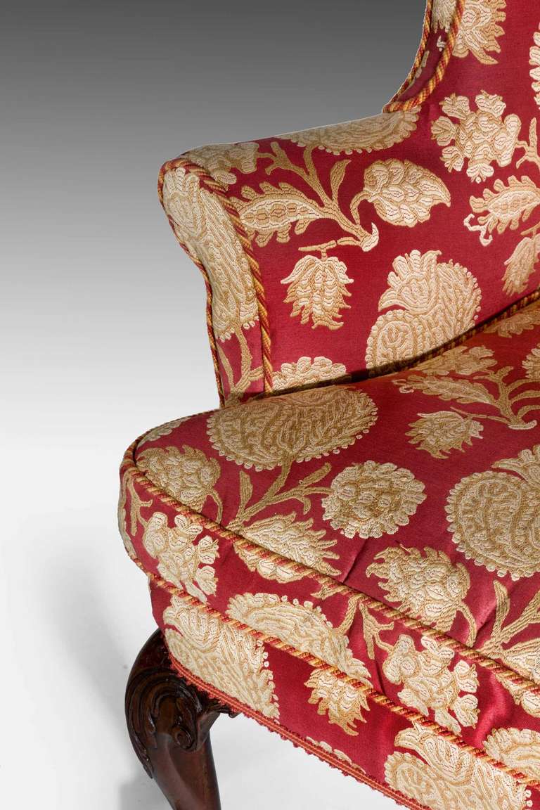 George II Period Walnut Wing Chair 2