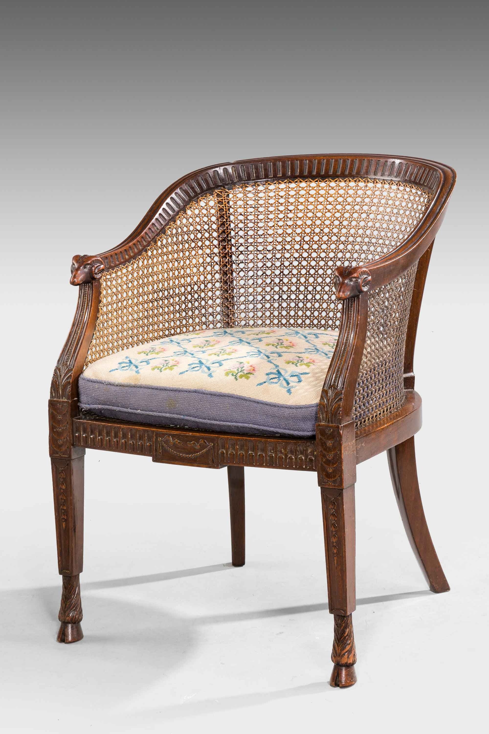 Late 19th Century Bergere Armchair