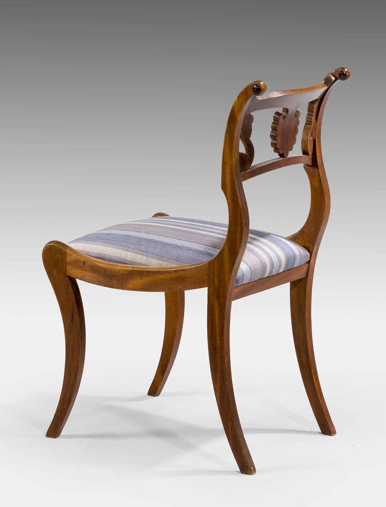 Set of Ten Regency Period Dining Chairs 4