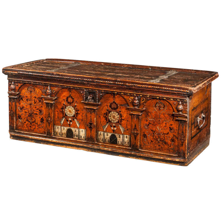 Mid17th Century German Chest at 1stdibs