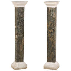 Pair of Early 19th Century Marble Columns 7