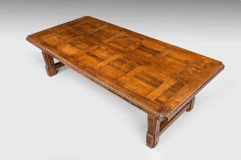 Late 19th Century Oak Refectory Table In Good Condition In Peterborough, Northamptonshire