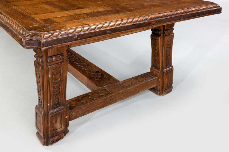 Late 19th Century Oak Refectory Table 2