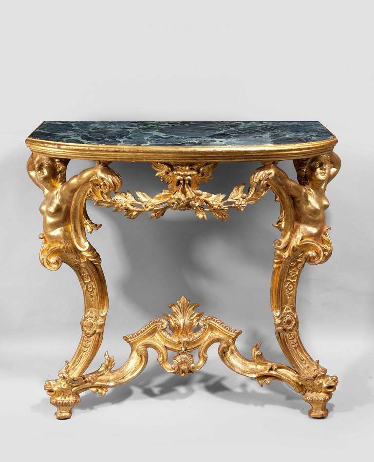Pair of 18th Century Giltwood Pier Tables In Good Condition In Peterborough, Northamptonshire