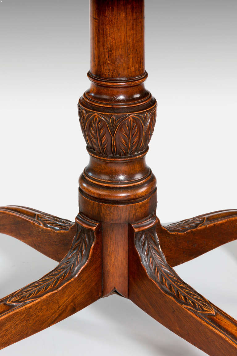 George III Period Mahogany Drum Table In Good Condition In Peterborough, Northamptonshire