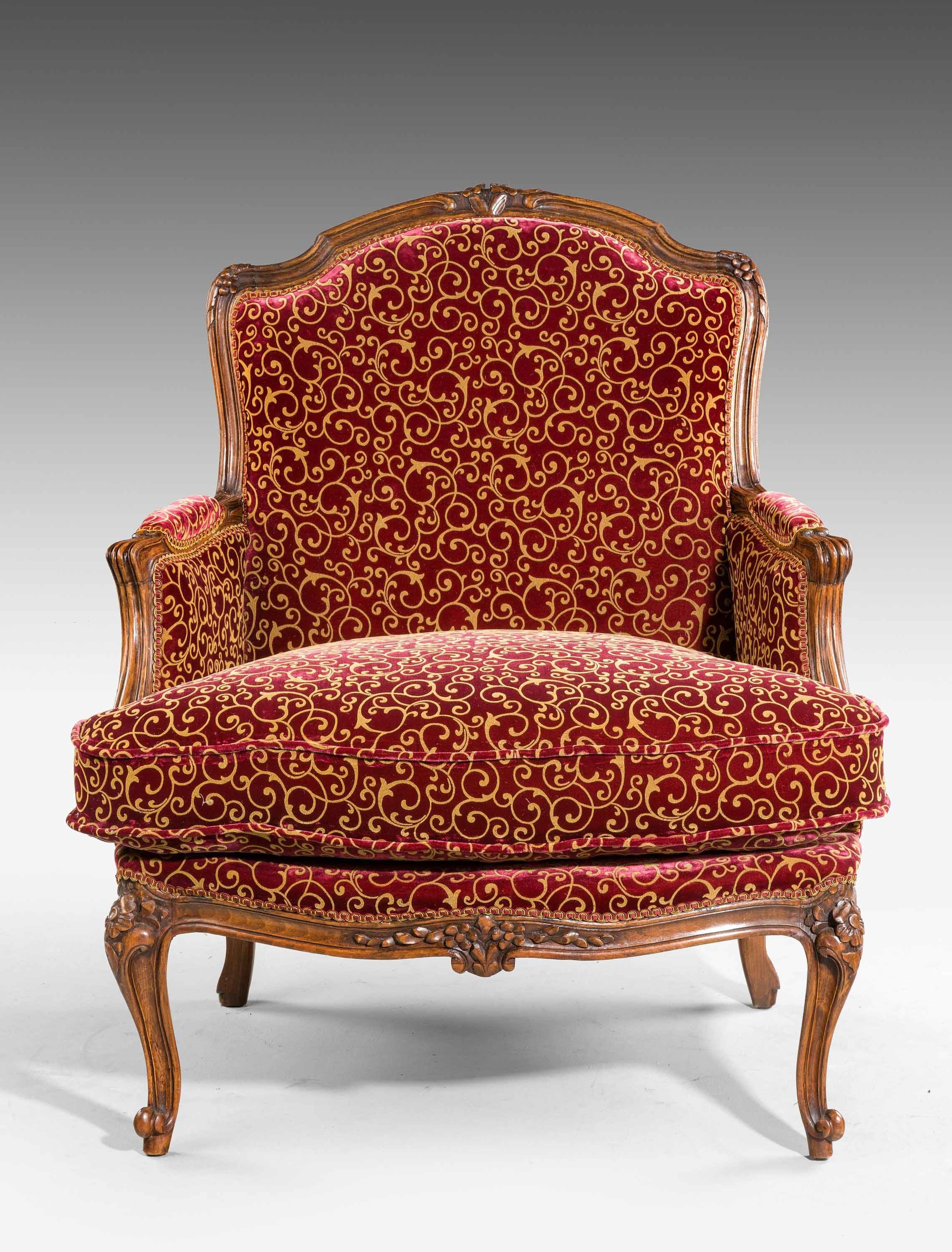 Late 19th Century Oak Bergere Chair