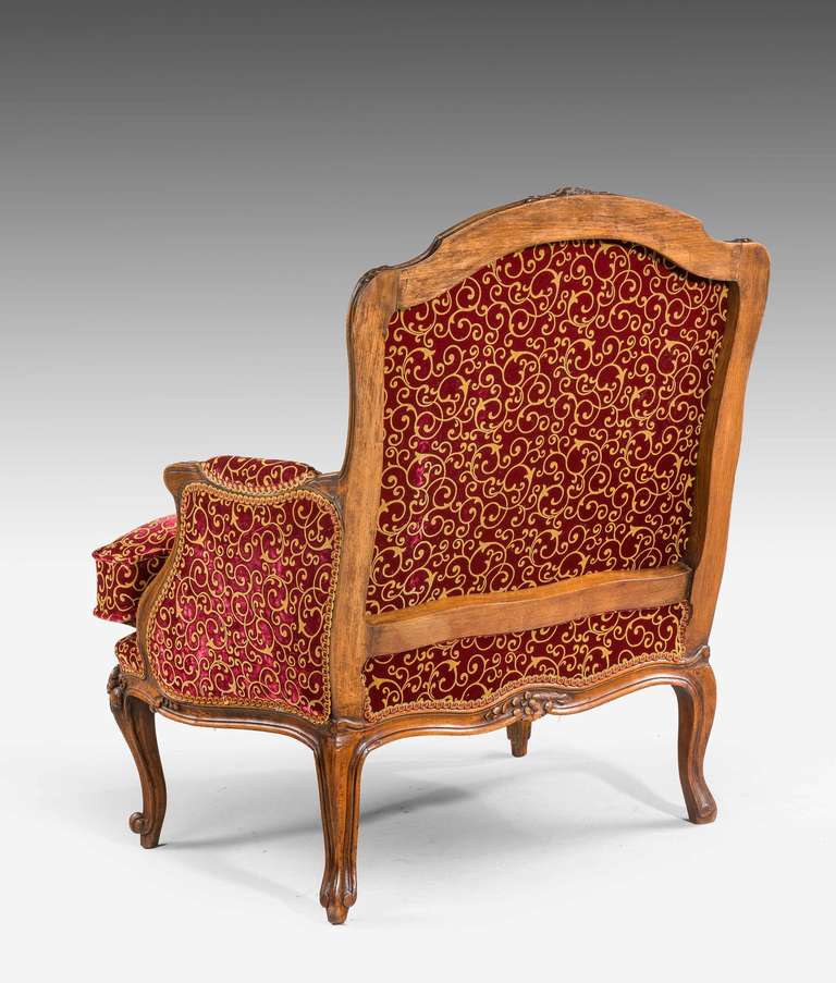 Late 19th Century Oak Bergere Chair 1