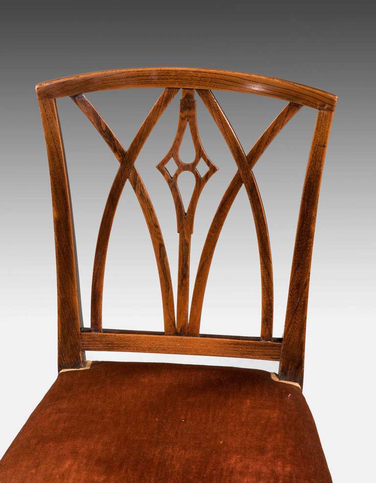 Set of Six Early 19th Century Elm Dining Chairs In Good Condition In Peterborough, Northamptonshire