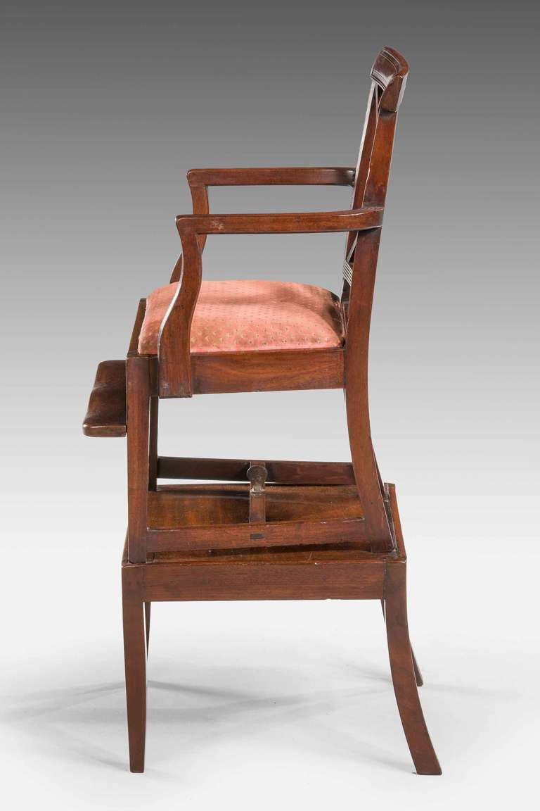 British George III Period Mahogany Child's Chair