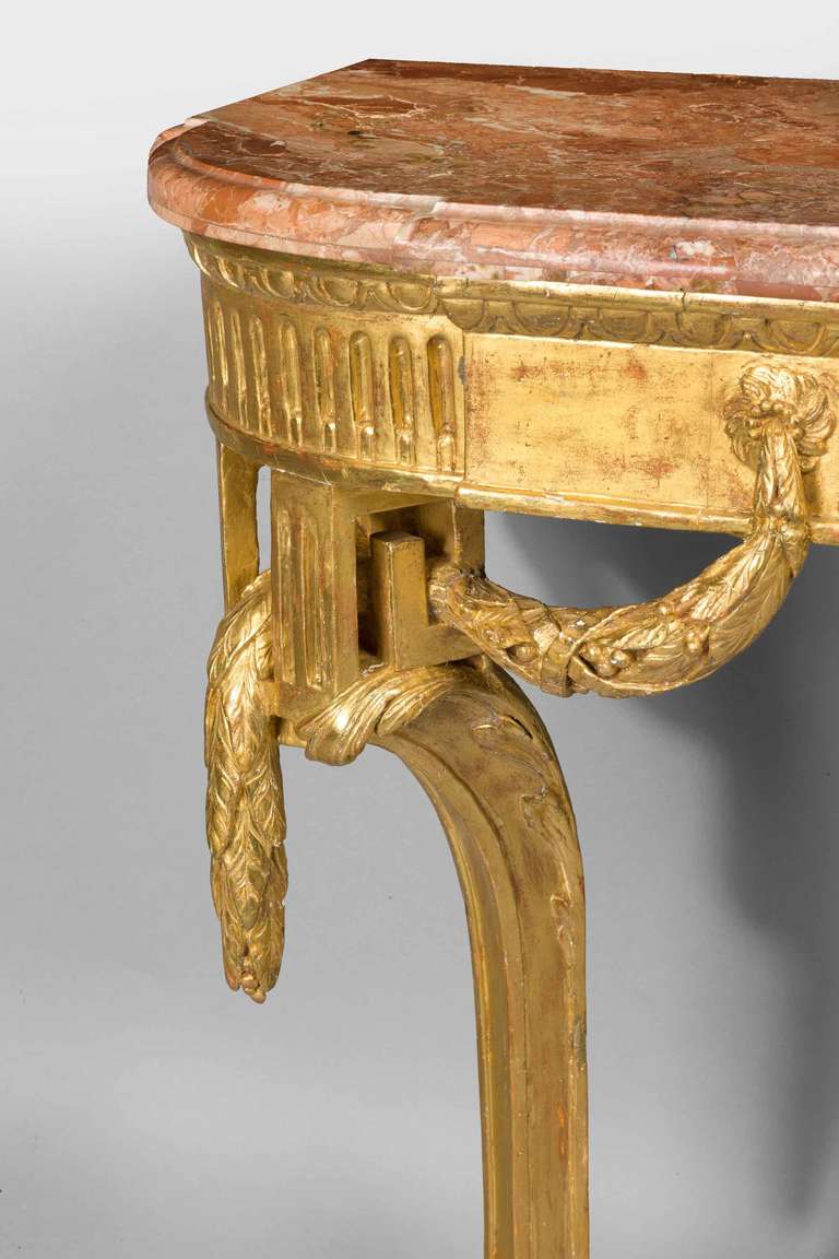 18th Century and Earlier Louis XVI Neoclassical Pier Table