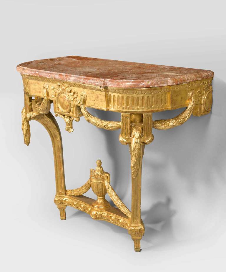 French Louis XVI Neoclassical Pier Table