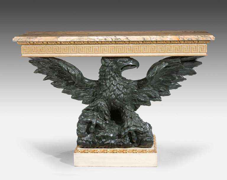 British Late 19th Century Eagle Pier Table