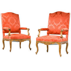 Pair of 19th Century Régence Armchairs 9