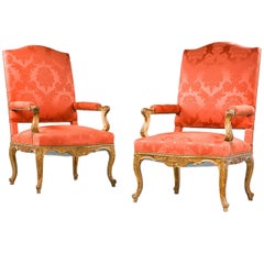 Pair of 19th Century Régence Armchairs