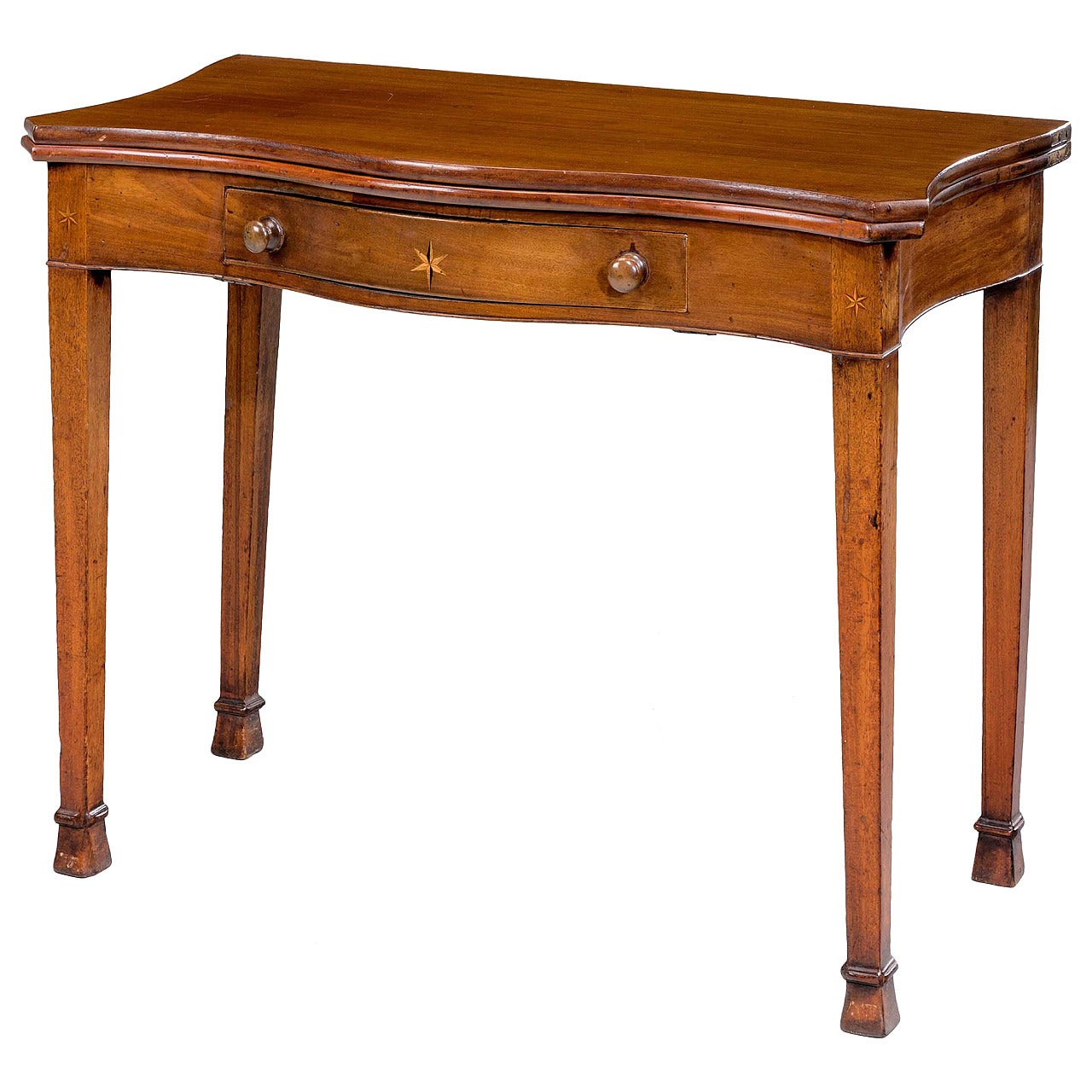 Chippendale Period Serpentine Tea Table For Sale