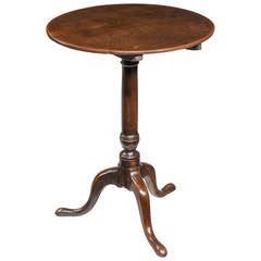 George III Period Mahogany Tripod Table 10