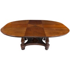 Antique Late Regency Metamorphic Mahogany Dining Table