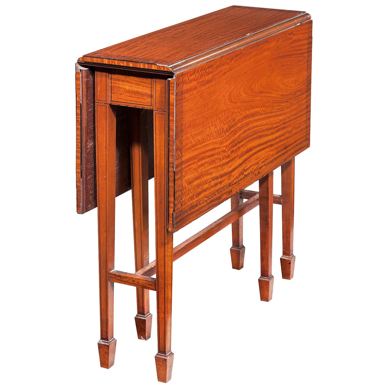 Sutherland Table of Burr Walnut at 1stDibs