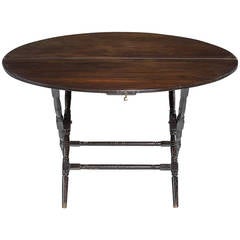 19th Century Mahogany Coaching Table by Thornton Herne
