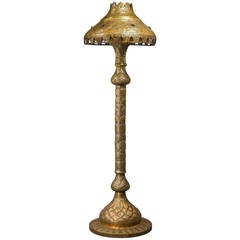 19th Century Syrian Pierced Standard Lamp
