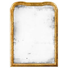 Queen Anne Period Gesso and Giltwood Pier Mirror 12