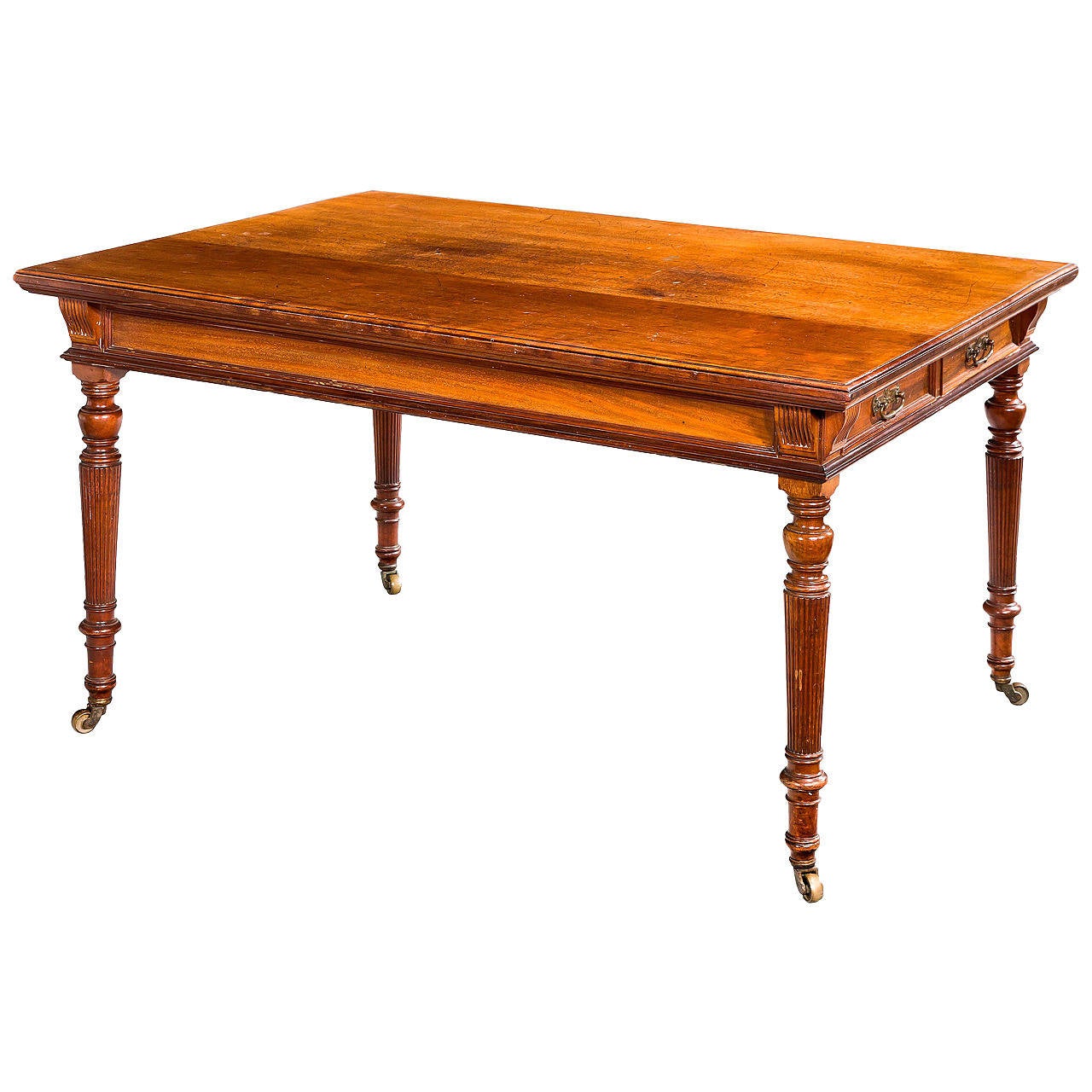 Arts and Crafts Mahogany Desk For Sale at 1stdibs