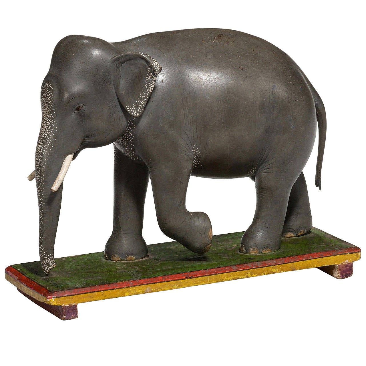 Indian Papier Mâché Elephant at 1stDibs