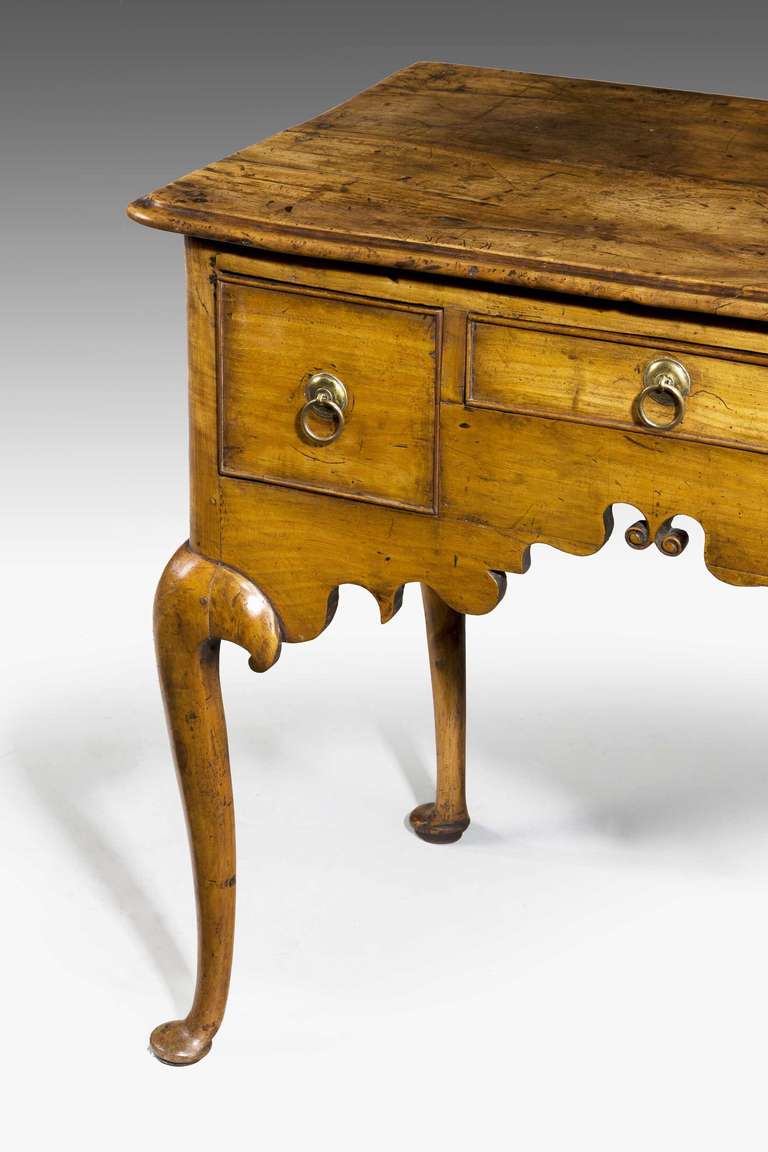 18th Century Fruitwood Lowboy In Good Condition In Peterborough, Northamptonshire
