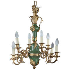 Late 19th Century Eight-Arm Chandelier