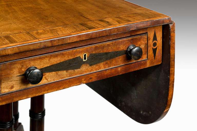 British Regency Period Rosewood Pembroke Table
