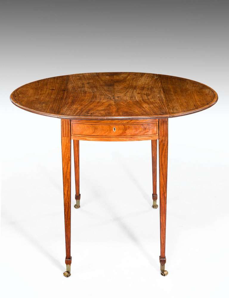 British 18th Century Kingwood Pembroke Table