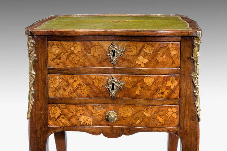 Late 19th-Century Kingwood Three-Drawer Night Table In Good Condition In Peterborough, Northamptonshire