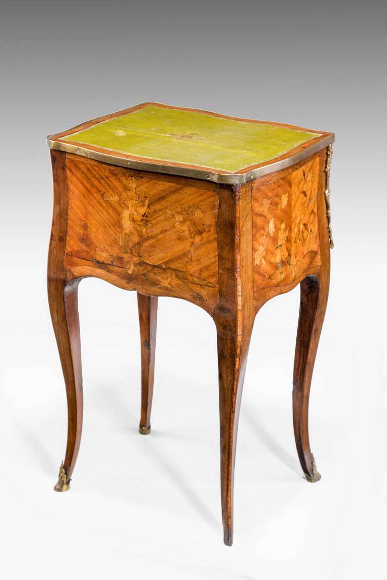 Late 19th-Century Kingwood Three-Drawer Night Table 2