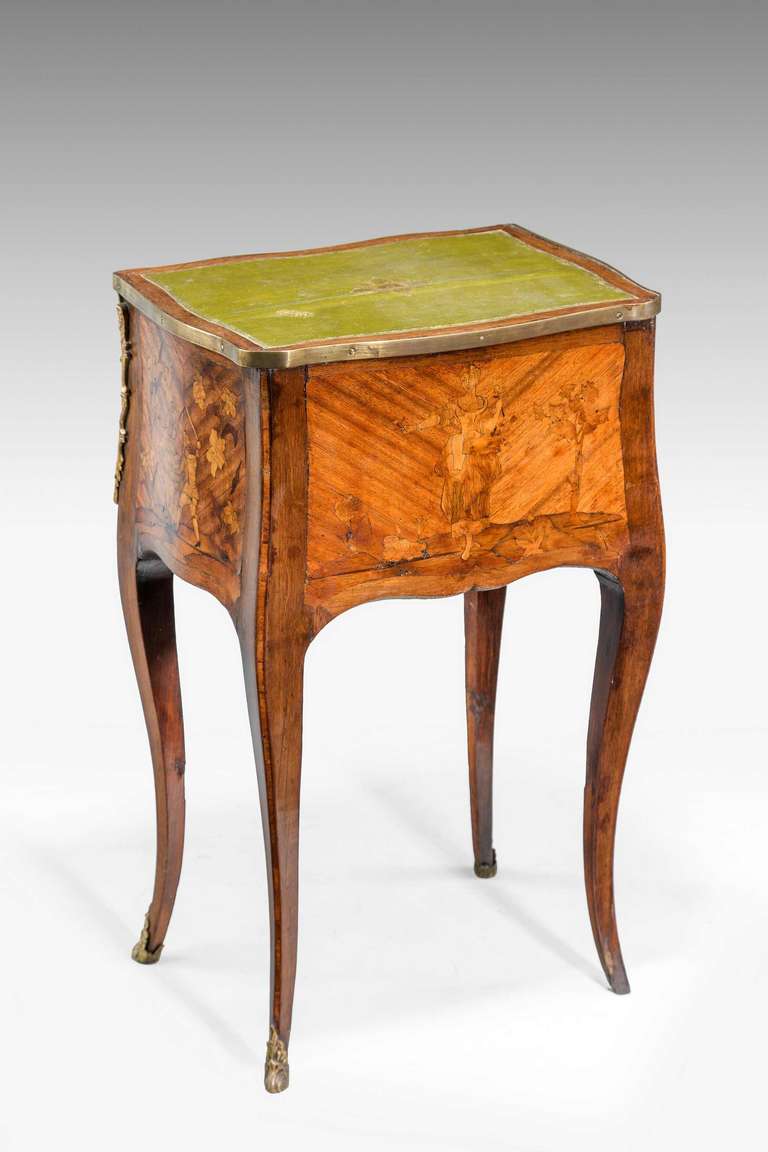 Late 19th-Century Kingwood Three-Drawer Night Table 1