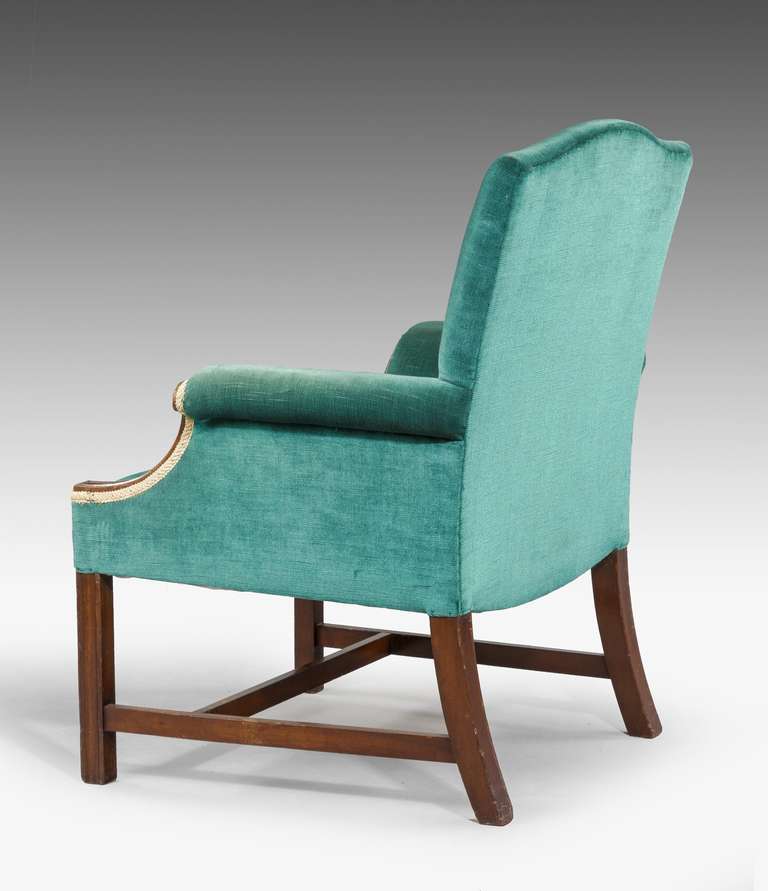 British Chippendale Design Armchair. Early 20th Century