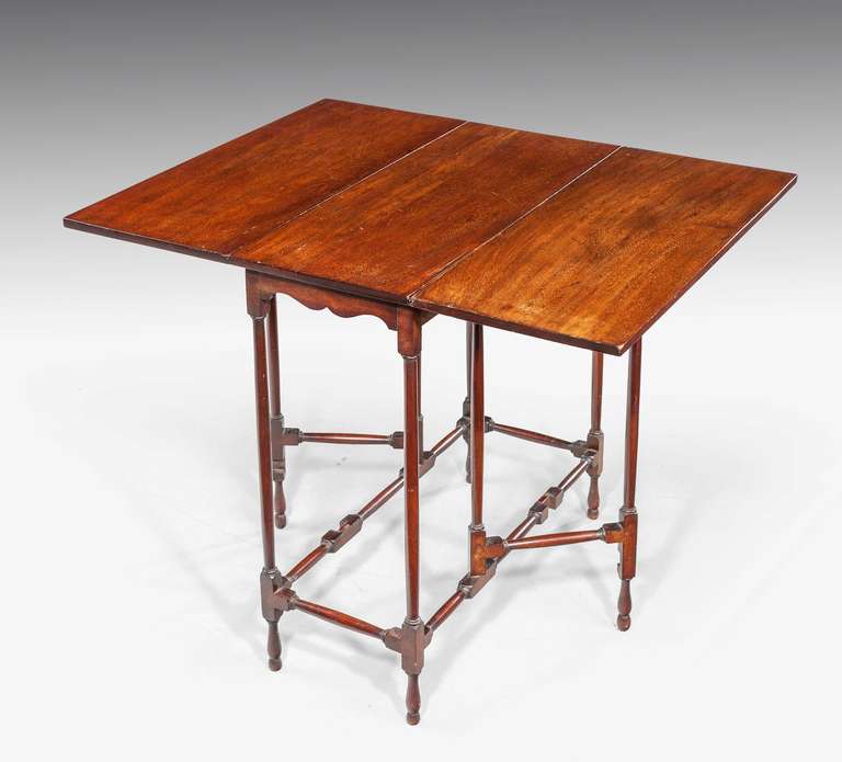 British George III Period 'Spider' Table.