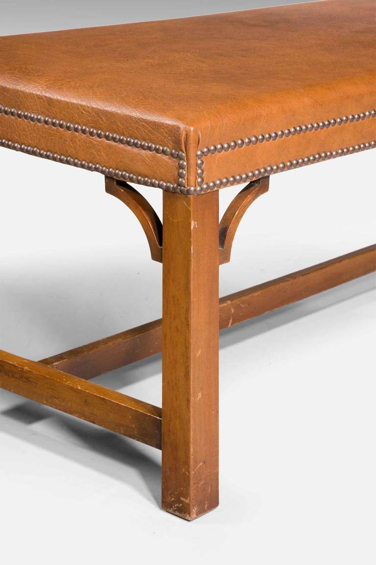Late 20th Century Mahogany Stool In Good Condition In Peterborough, Northamptonshire