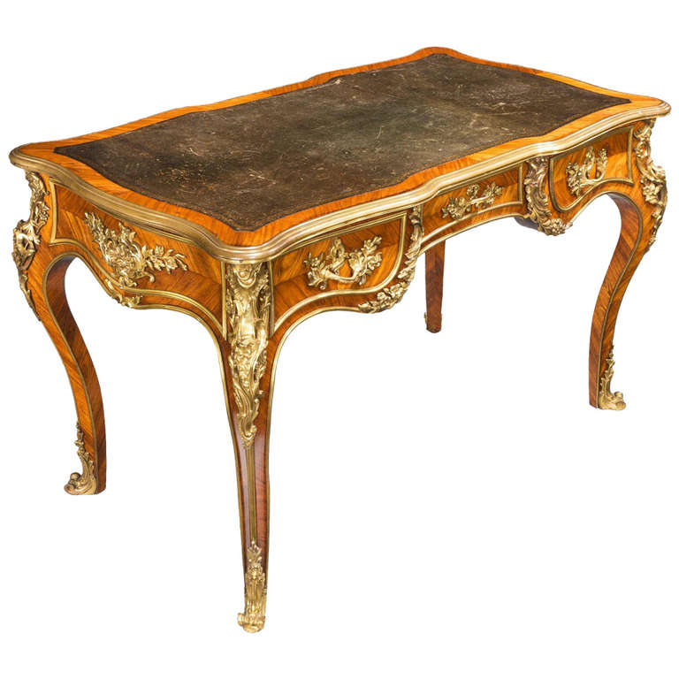 19th Century Kingwood Writing Table by Gillows