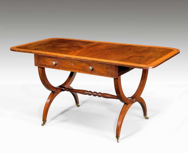 British George III Period Mahogany Sofa Table
