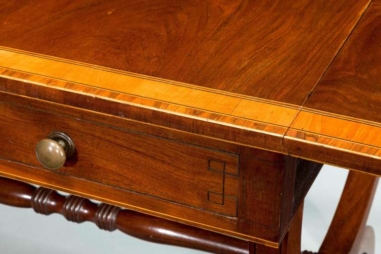 George III Period Mahogany Sofa Table 1