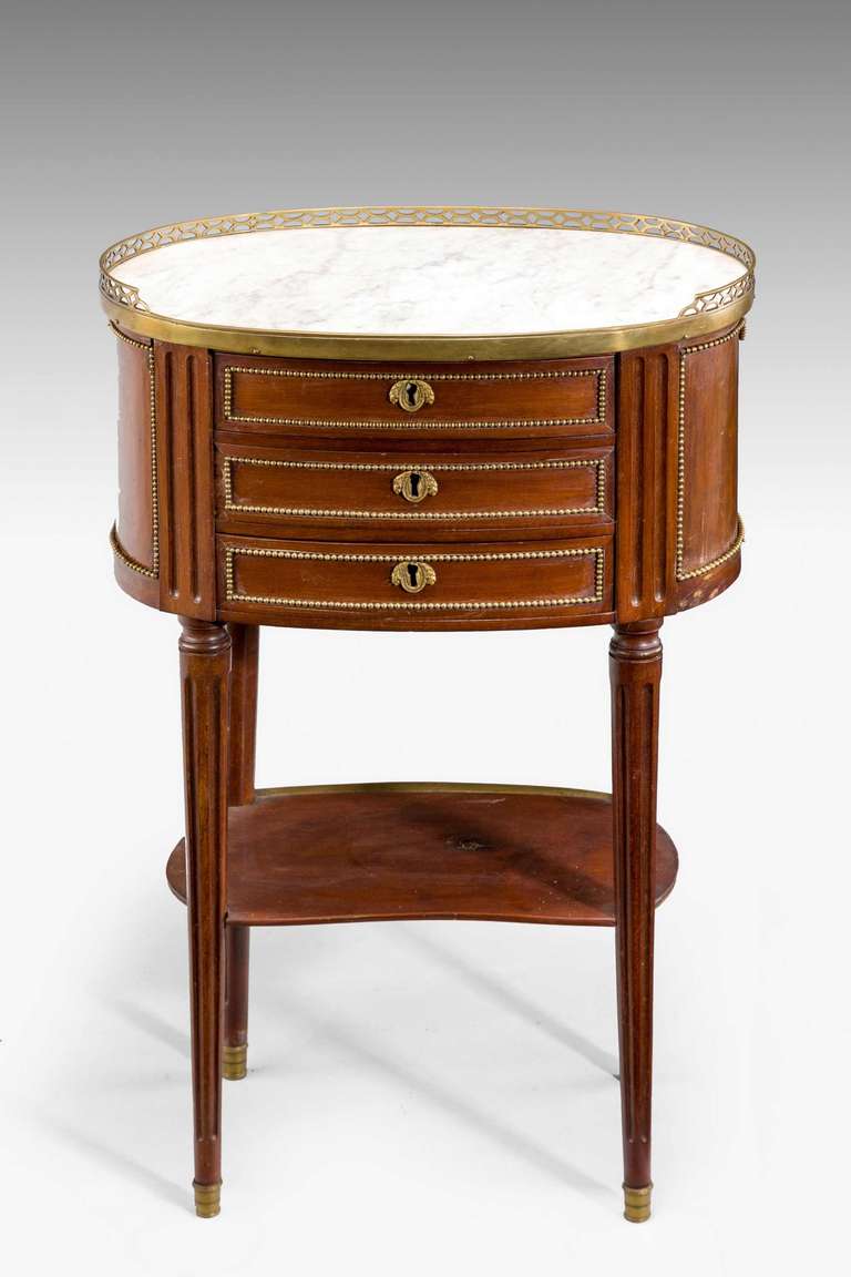 British Late 19th Century Oval Occasional Table