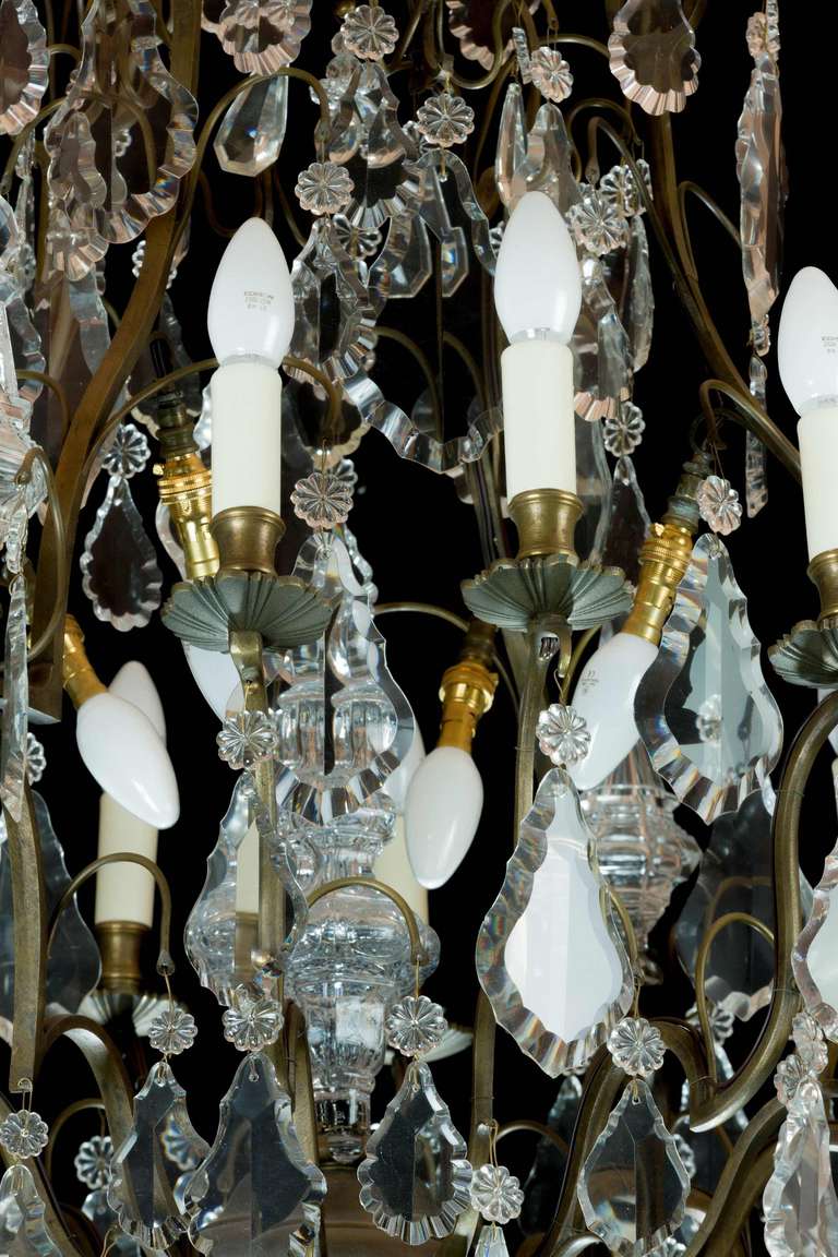 Glass 19th Century French Chandelier