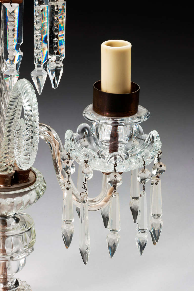 glass candelabras for sale