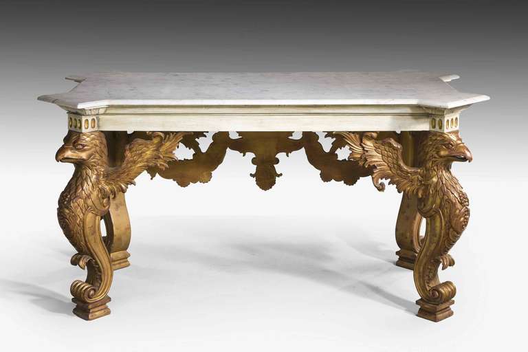 19th Century Giltwood Pier Table In Good Condition In Peterborough, Northamptonshire