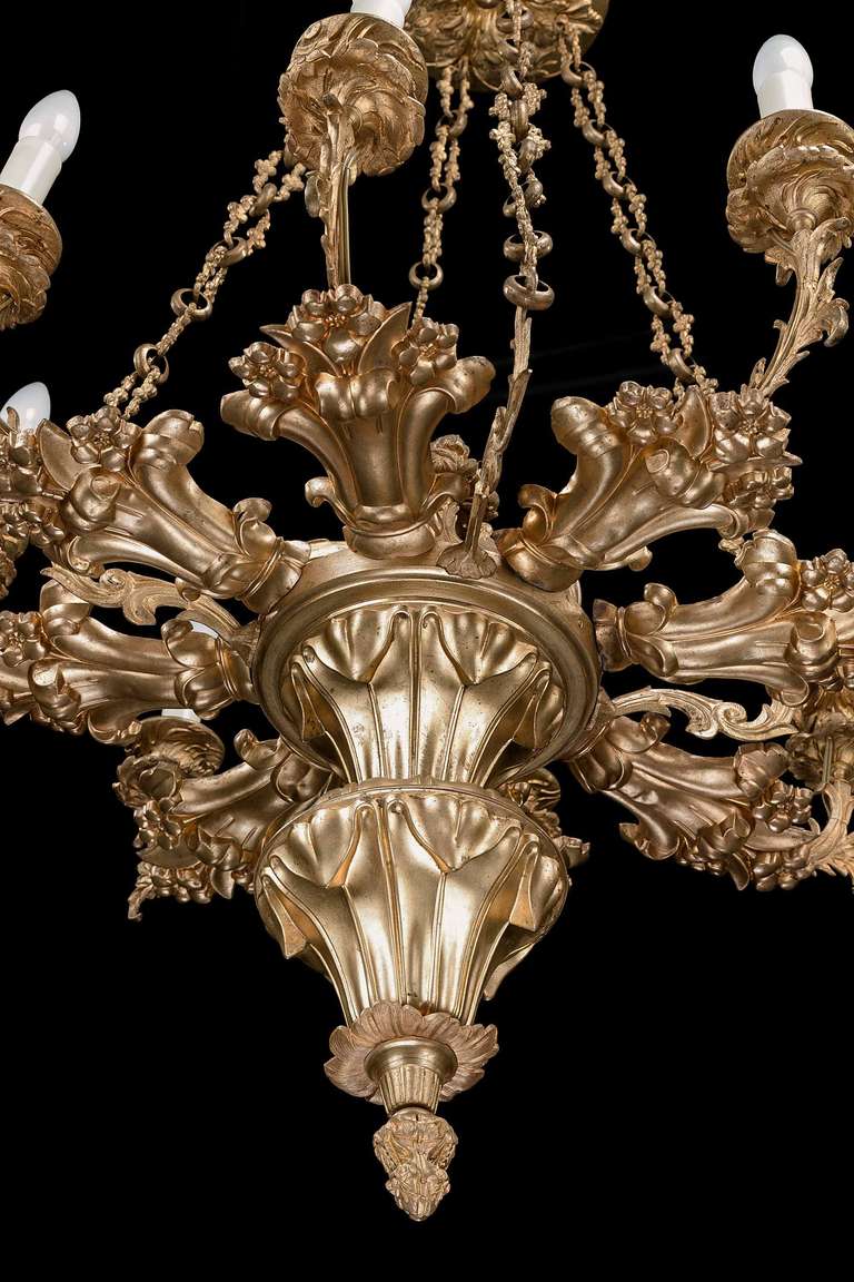 Late 19th Century Eight-Arm Chandelier 1