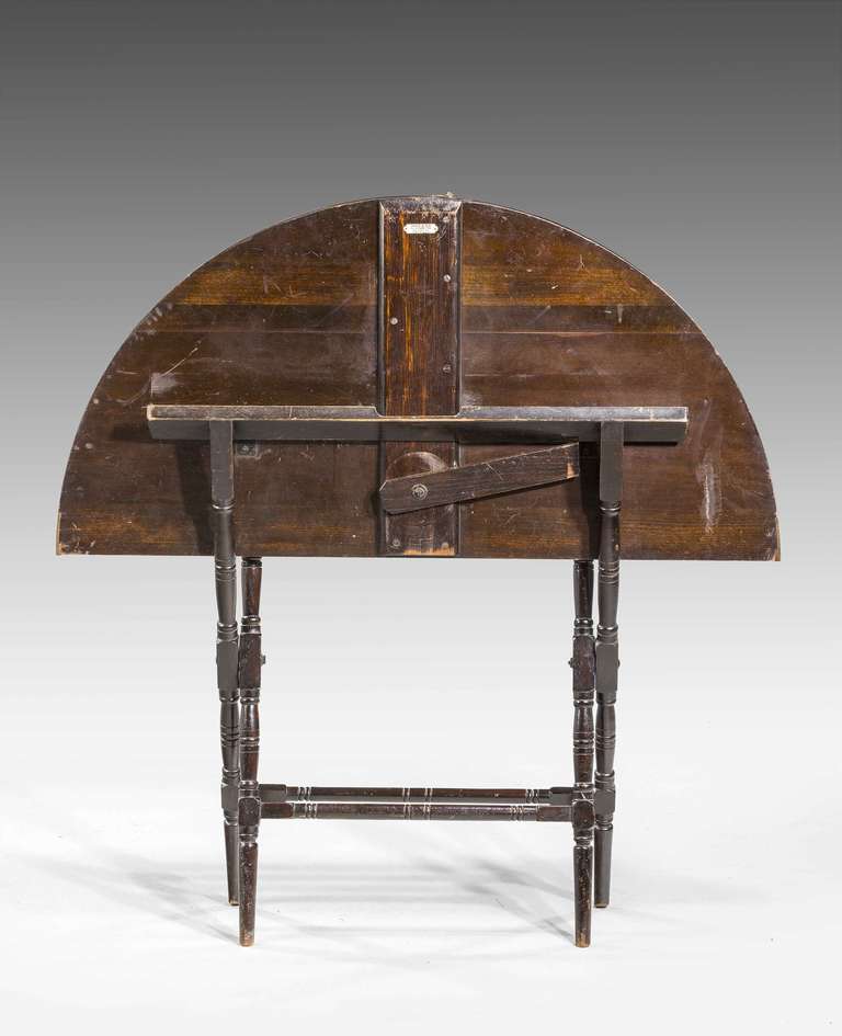 19th Century Mahogany Coaching Table by Thornton Herne 1
