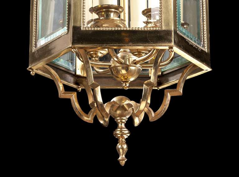 Late 20th Century Gilt Bronze Lantern 2